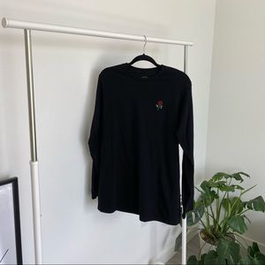 🖤 Eighty Eight Long Sleeve Shirt W Embroidery